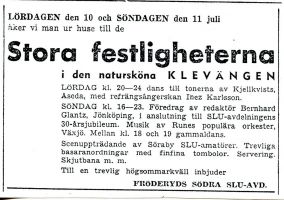 Klevängen 1954