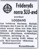 Logdans Kallsjö 1956