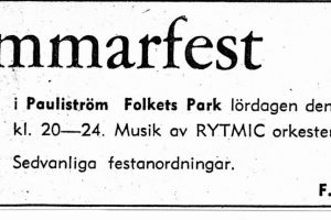 Folkets Park 1952