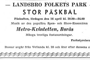 Folkets Park påskbal 1960