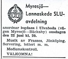 Logdans Ulveboda 1960