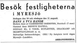 Ny festplats 1946