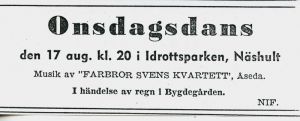Onsdagsdans 1960