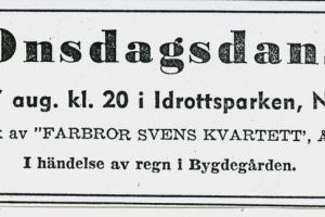 Onsdagsdans 1960