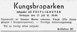 Kungsbroparken 1952