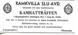 Kamratträff 1960
