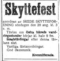 Skyttefest 1922