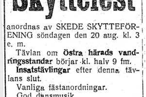 Skyttefest 1922