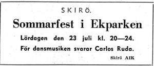 Ekparken 1960