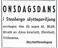 Onsdagsdans 1960